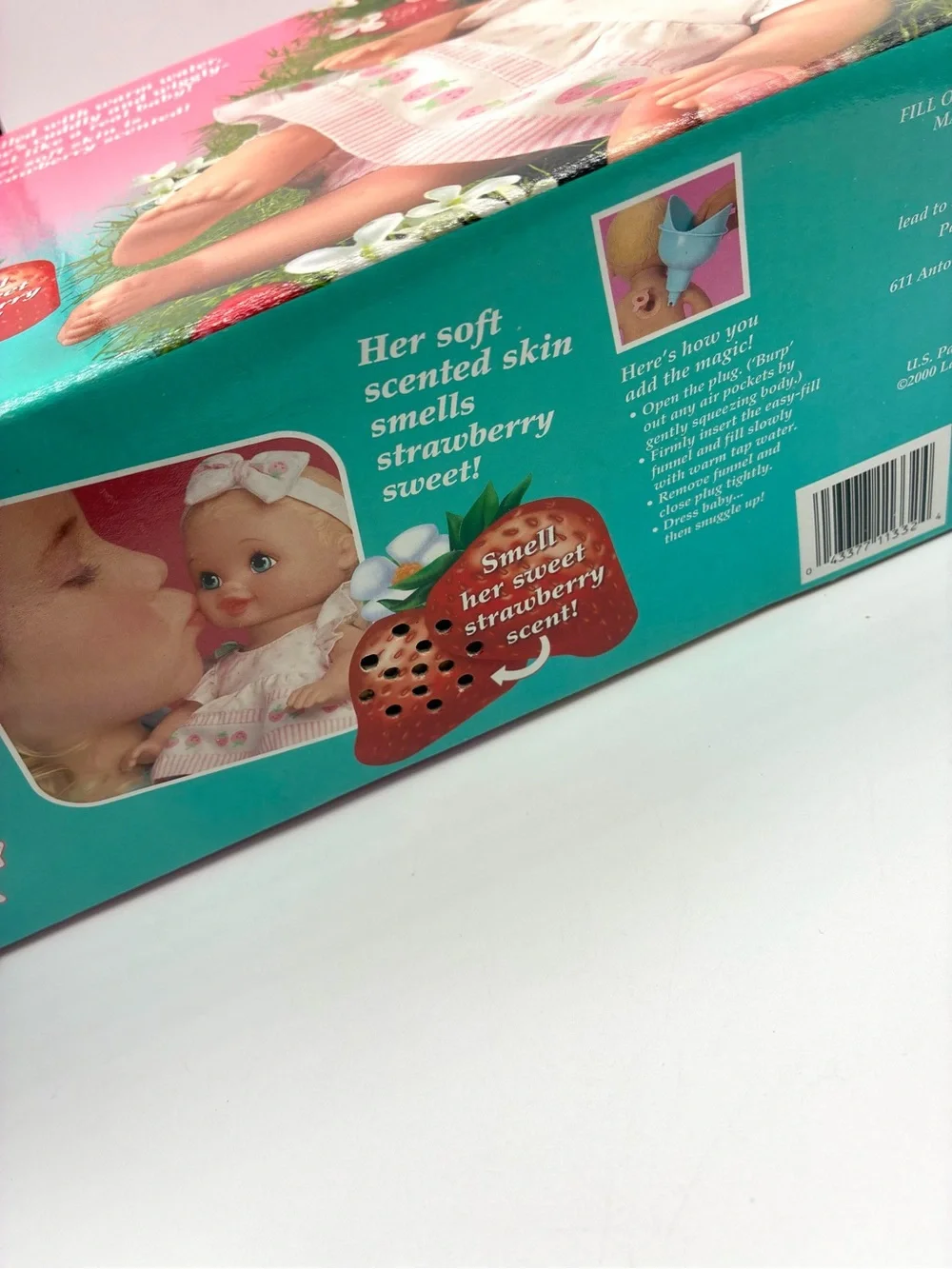 2000 Water Babies Strawberry Blossom Sweet Cuddlers Doll New Open Box Rare Vtg